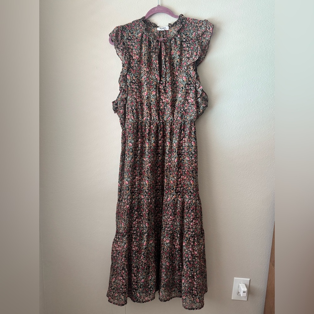 BB Dakota Multicolor Floral Maxi Dress